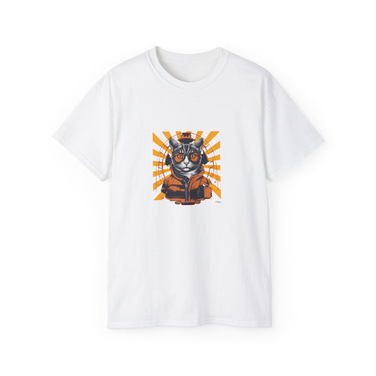 Unisex Ultra Cotton Tee_Space Cat